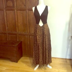 NWOT Reformation Tank Cut Out Tank Maxi Dress